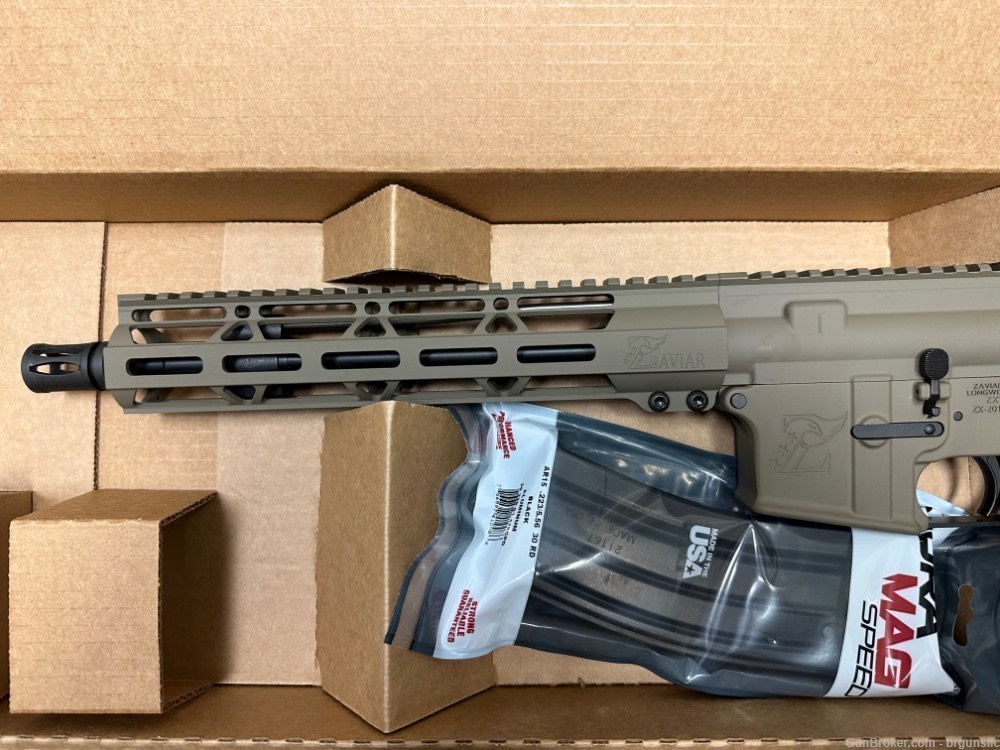 Zaviar ZX15 5.56 Nato 'Operator Series' 10.5" Nitride Complete Pistol -img-2