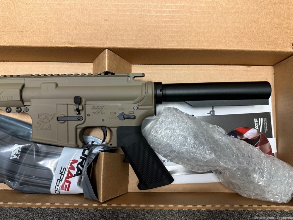 Zaviar ZX15 5.56 Nato 'Operator Series' 10.5" Nitride Complete Pistol -img-1