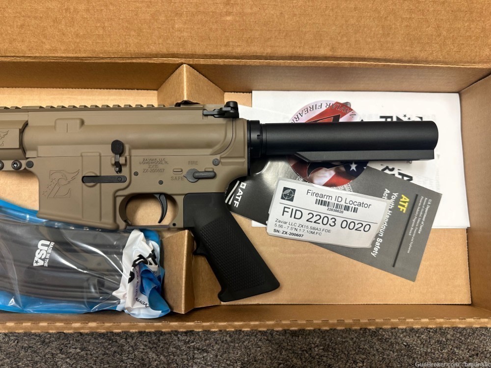 Zaviar ZX15 5.56 Nato 7.5"  Pistol-img-1