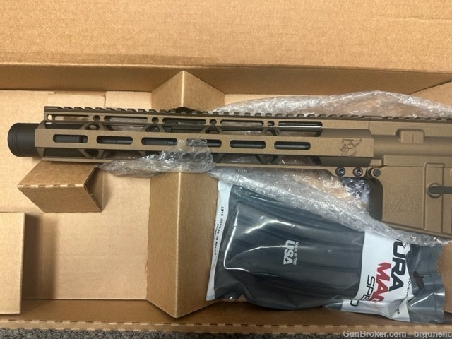 Zaviar 5.56 Nato 'Operator Series' 10.5" Nitride Complete Pistol Bronze-img-2