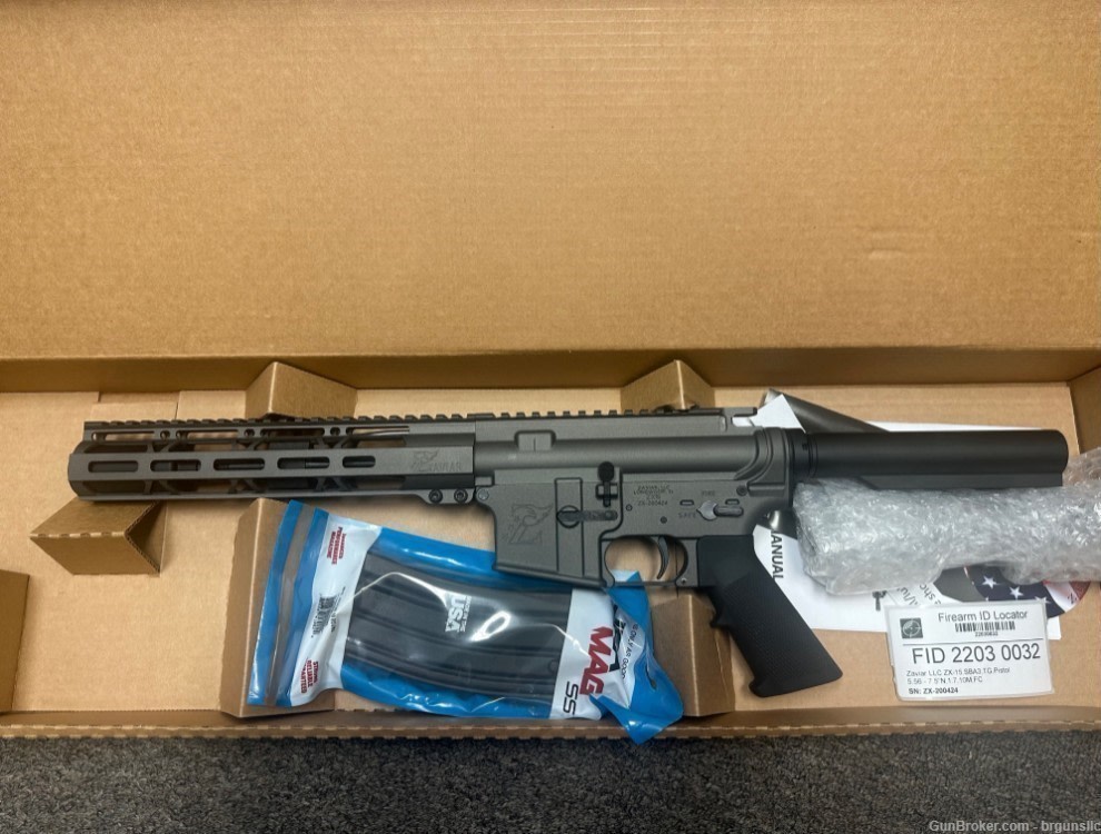 Zaviar 5.56 Nato ZX15 7.5" Pistol-img-2
