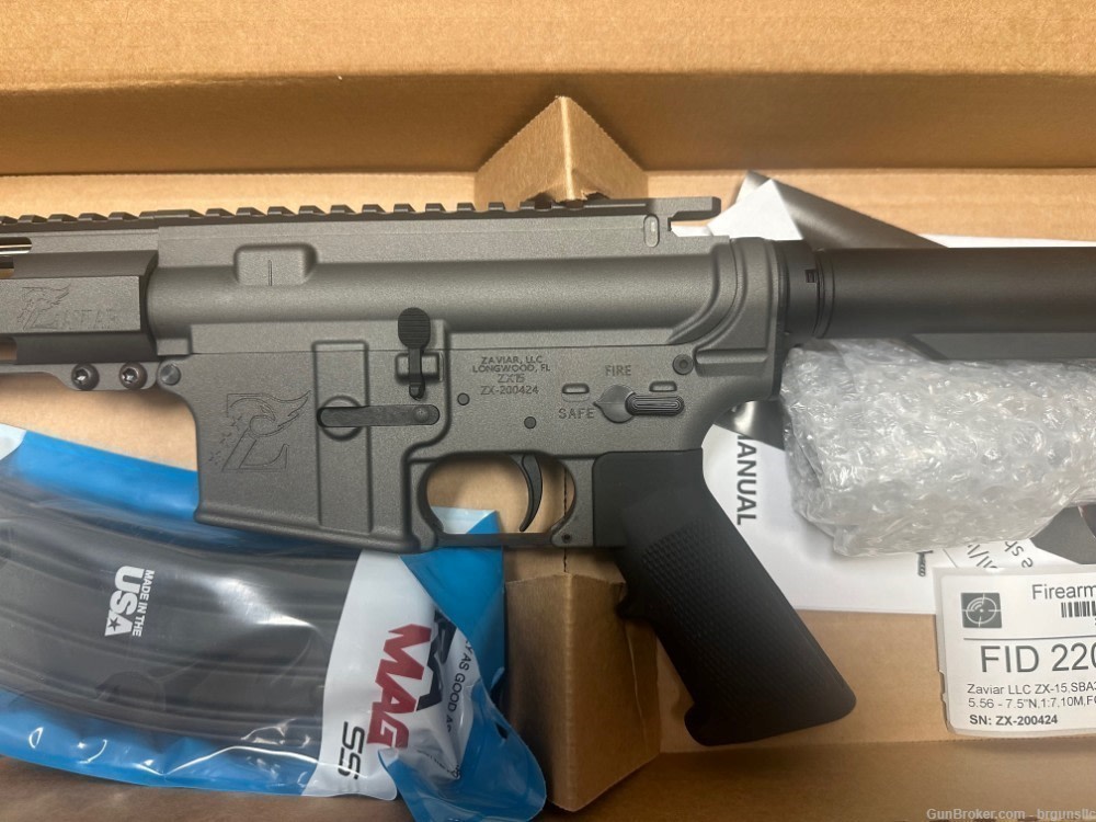 Zaviar 5.56 Nato ZX15 7.5" Pistol-img-3