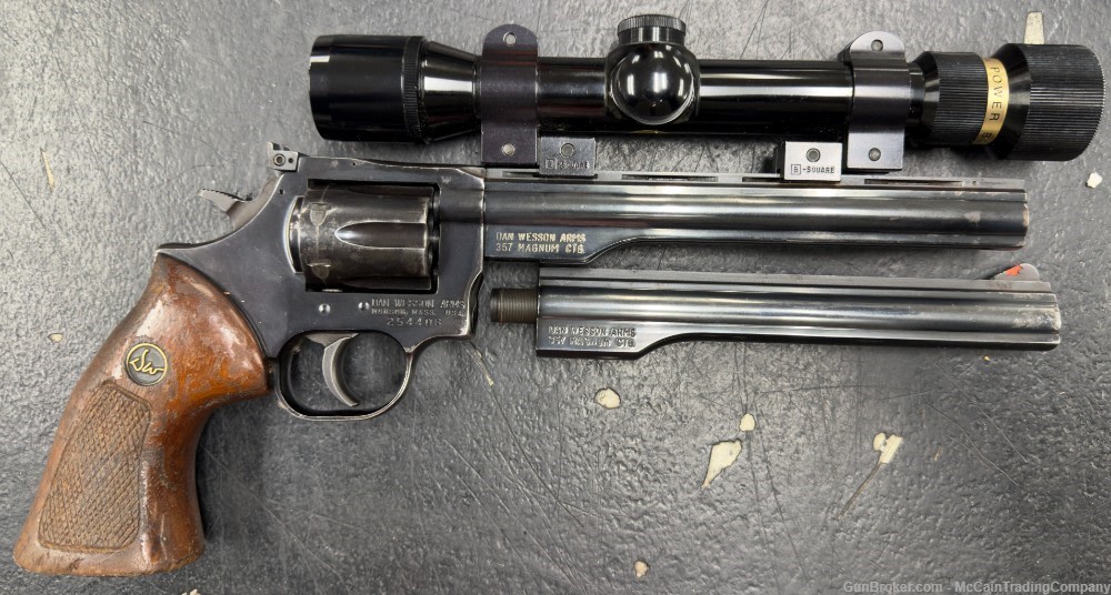 Dan Wesson .357 with Two 8" Barrels and Bushnell Scope -img-3