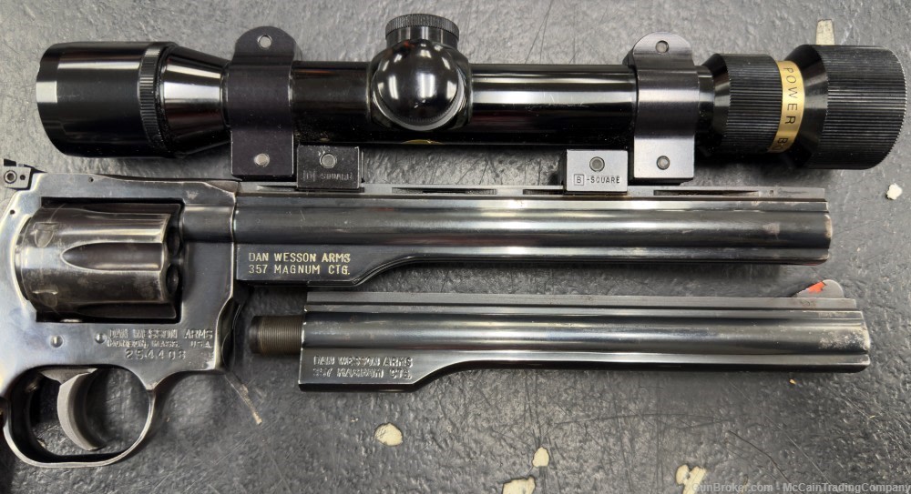 Dan Wesson .357 with Two 8" Barrels and Bushnell Scope -img-5