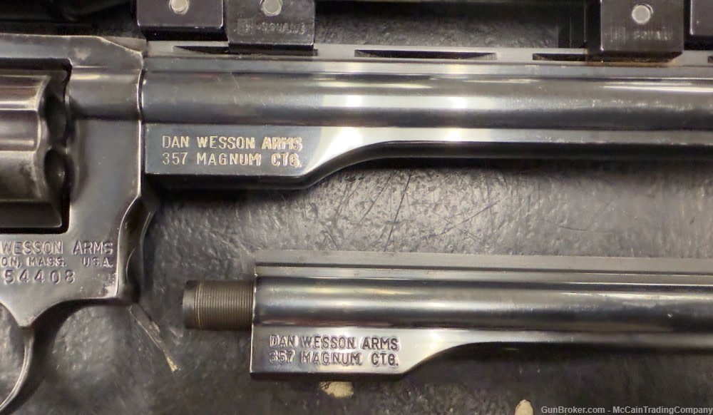 Dan Wesson .357 with Two 8" Barrels and Bushnell Scope -img-7