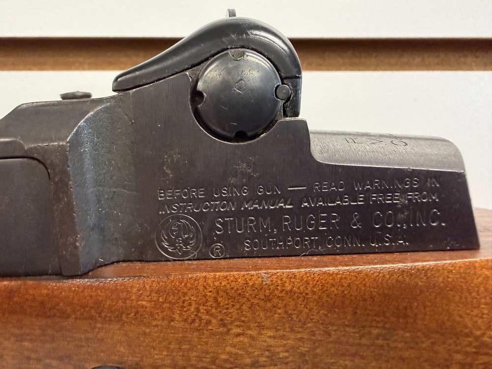 Ruger Mini-14  Rifle .223 / 5.56 Semi-Auto Wood Stock – Classic Blued  1978-img-12