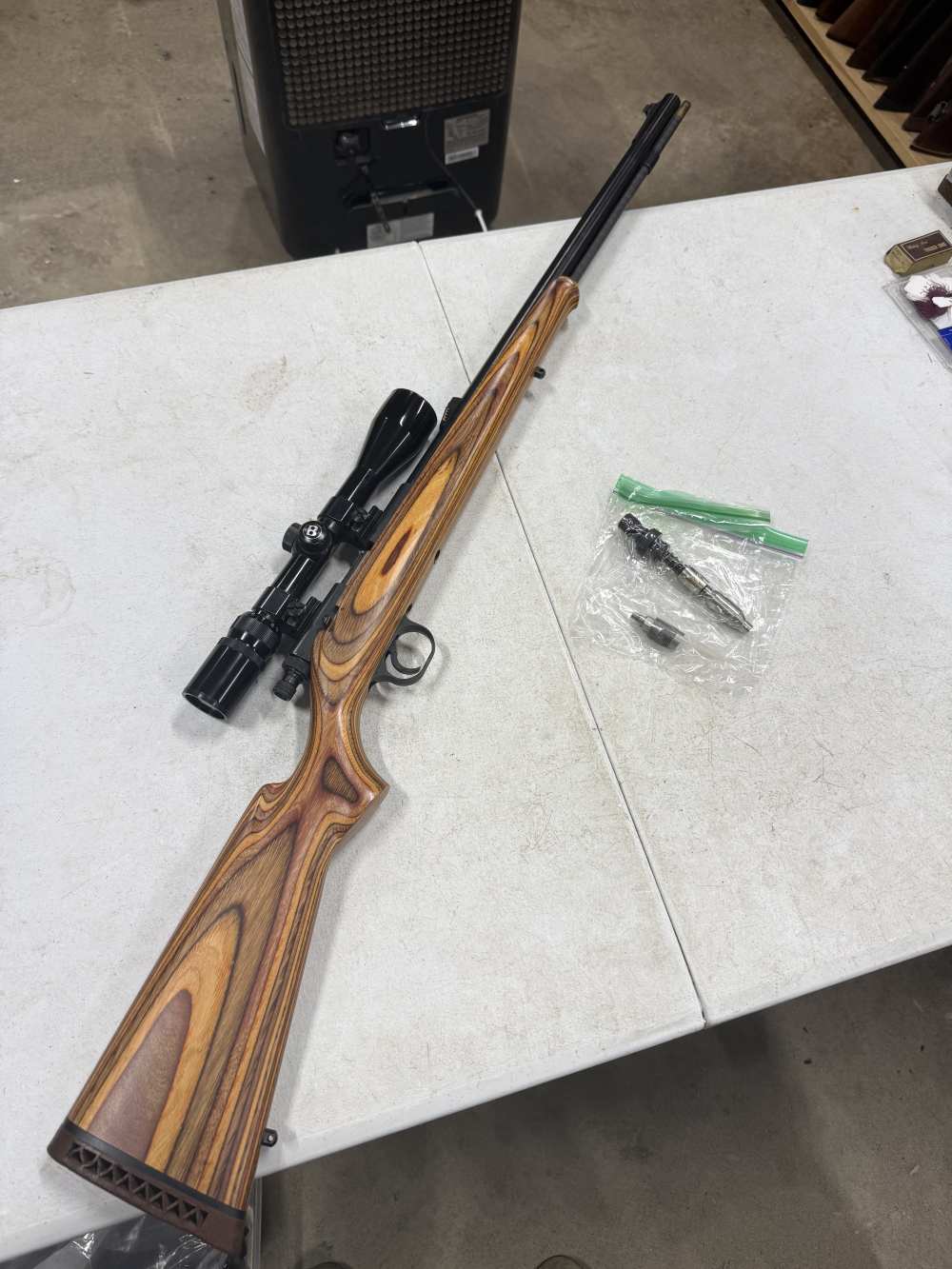 Knight MK 85 inline Muzzleloader 50cal w/ 209 conversion and scope!-img-0