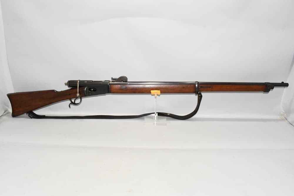 Nice Antique Swiss M78 Vetterli Bolt Action Rifle 41 RF Rimfire With Sling-img-0