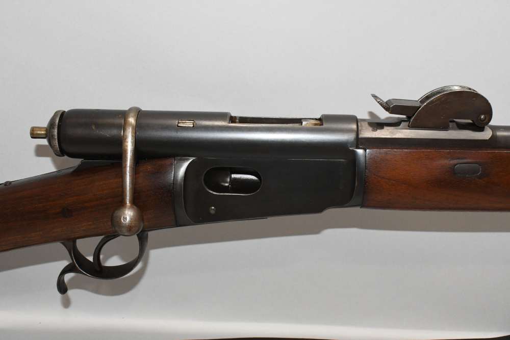 Nice Antique Swiss M78 Vetterli Bolt Action Rifle 41 RF Rimfire With Sling-img-3
