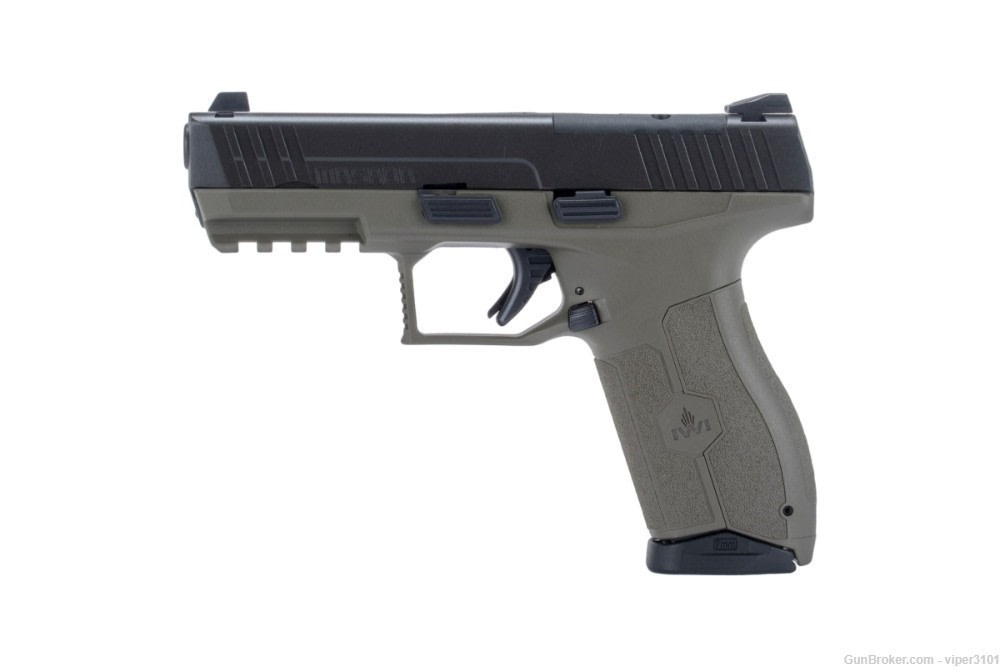 IWI Masada M9ORP17OD 9mm 4.1-inch Barrel 17Rds OD Green Frame-img-0