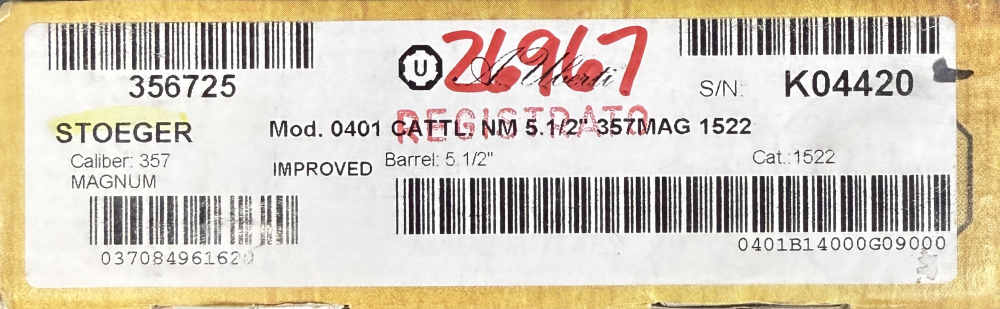 New! Uberti Outlaws & Lawmen "Jesse" .357 Mag Single Action Cattleman -img-3