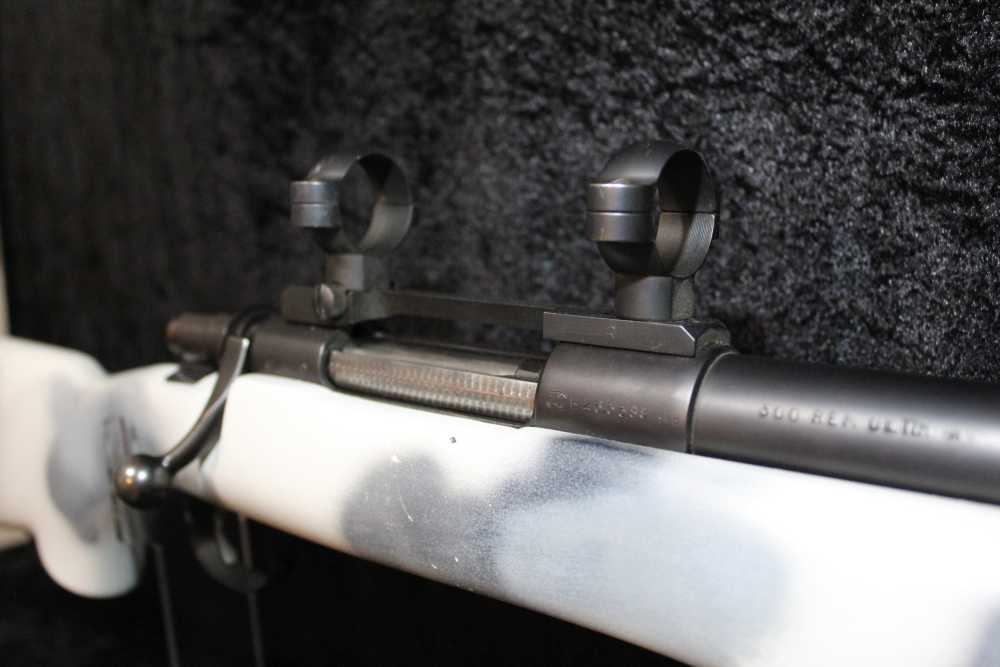INTERARMS MARK X .300 Rem Ultra Mag with scope rings-img-4