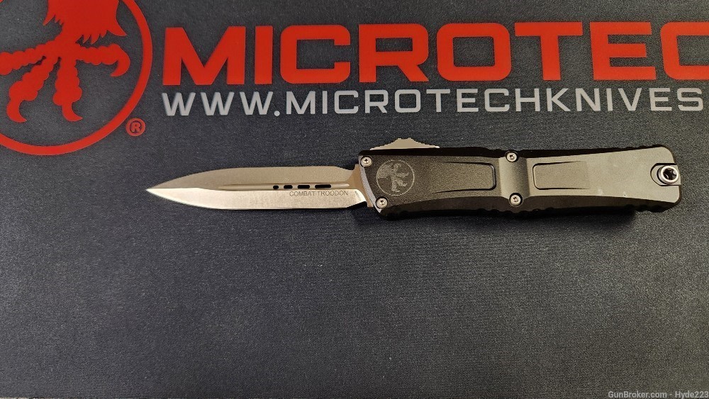 Microtech Combat Troodon Gen. 3 Stonewash D/E Dagger-img-2