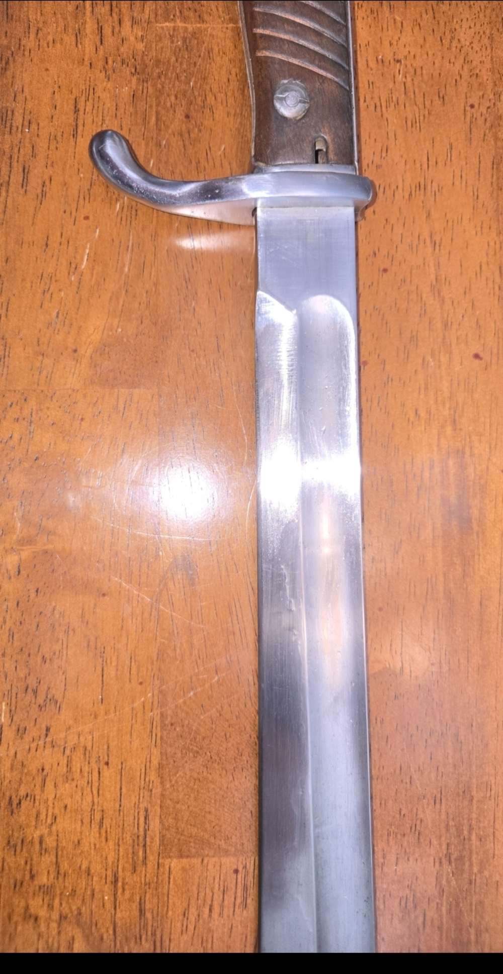 Ww1 german bayonet 98/05 butcher blade matching numbers scabbard orberndorf-img-15