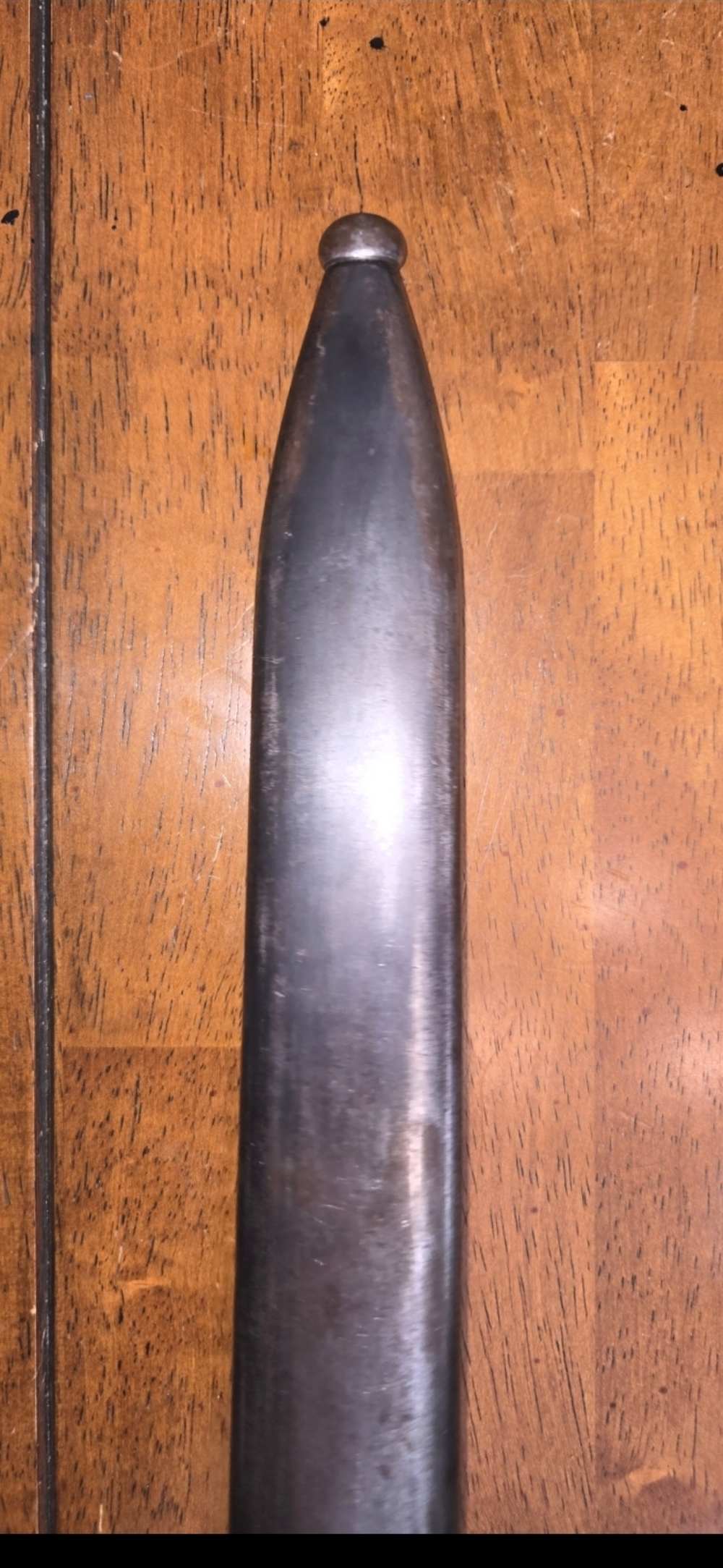 Ww1 german bayonet 98/05 butcher blade matching numbers scabbard orberndorf-img-4