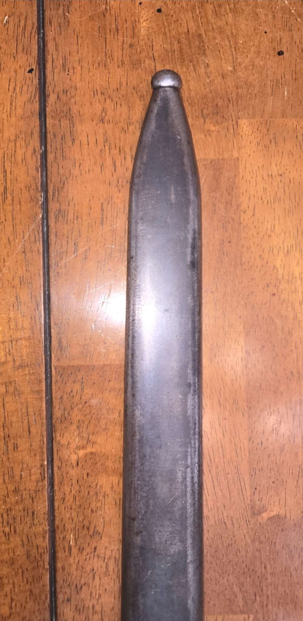 Ww1 german bayonet 98/05 butcher blade matching numbers scabbard orberndorf-img-2