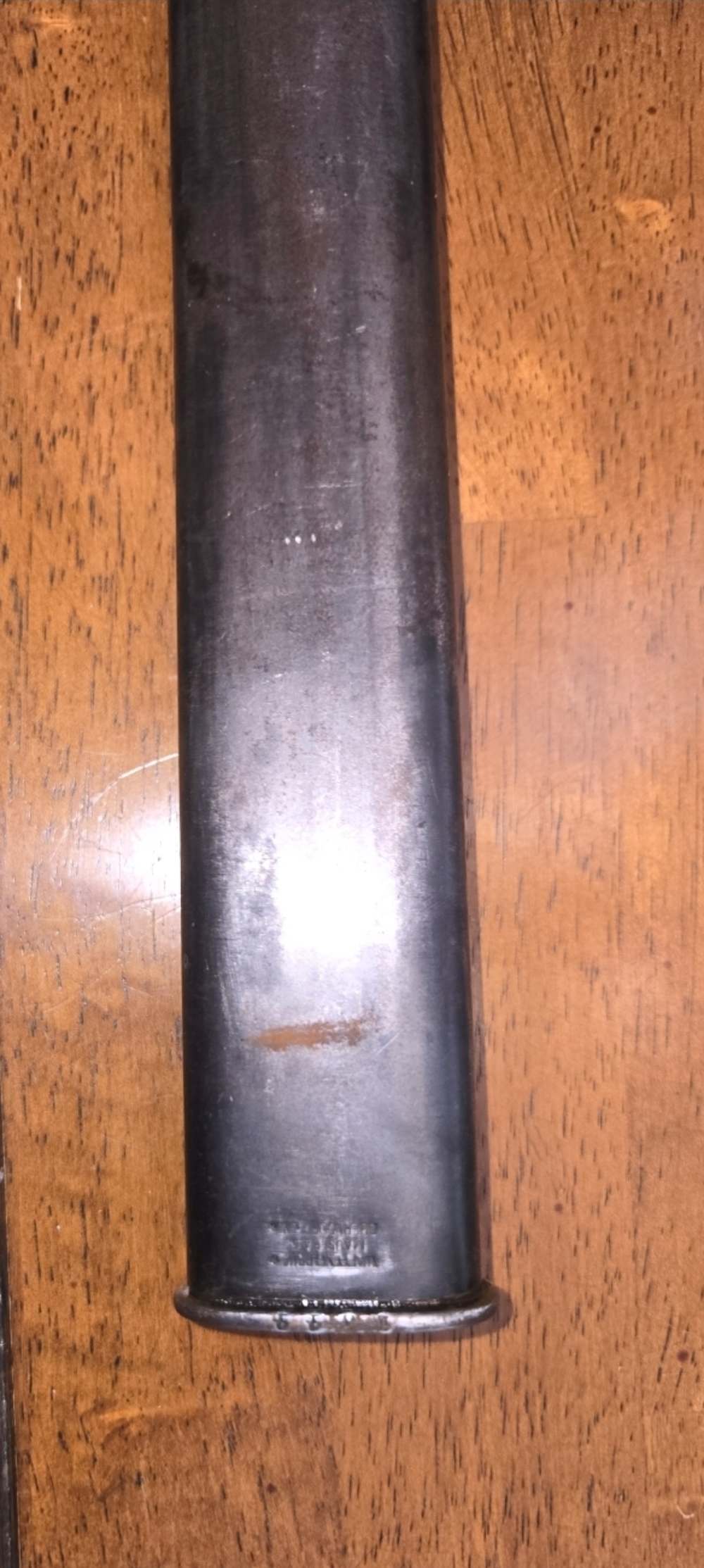 Ww1 german bayonet 98/05 butcher blade matching numbers scabbard orberndorf-img-5