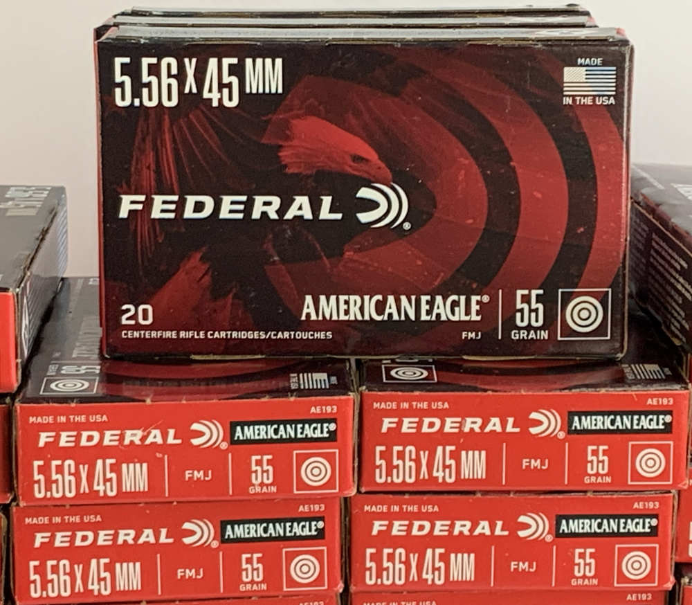 Federal American Eagle, 5.56x45mm NATO, M193, 55gr., FMJ, 20rds. AE193.-img-1