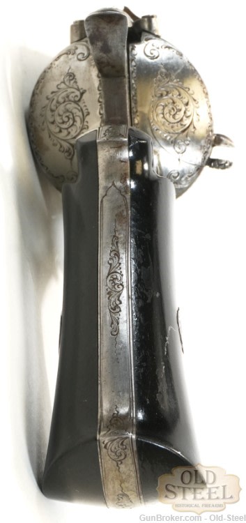 Faure Le Page 9mm Pinfire 6-Shot Revolver Folding Trigger Engraved Antique-img-18