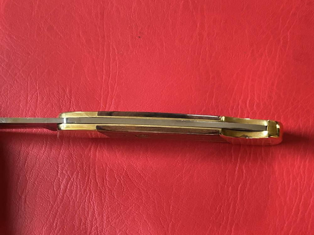 Vintage 1980’s Falcon Italy Handmade Large Lock Back Pocket Knife NOS -img-8