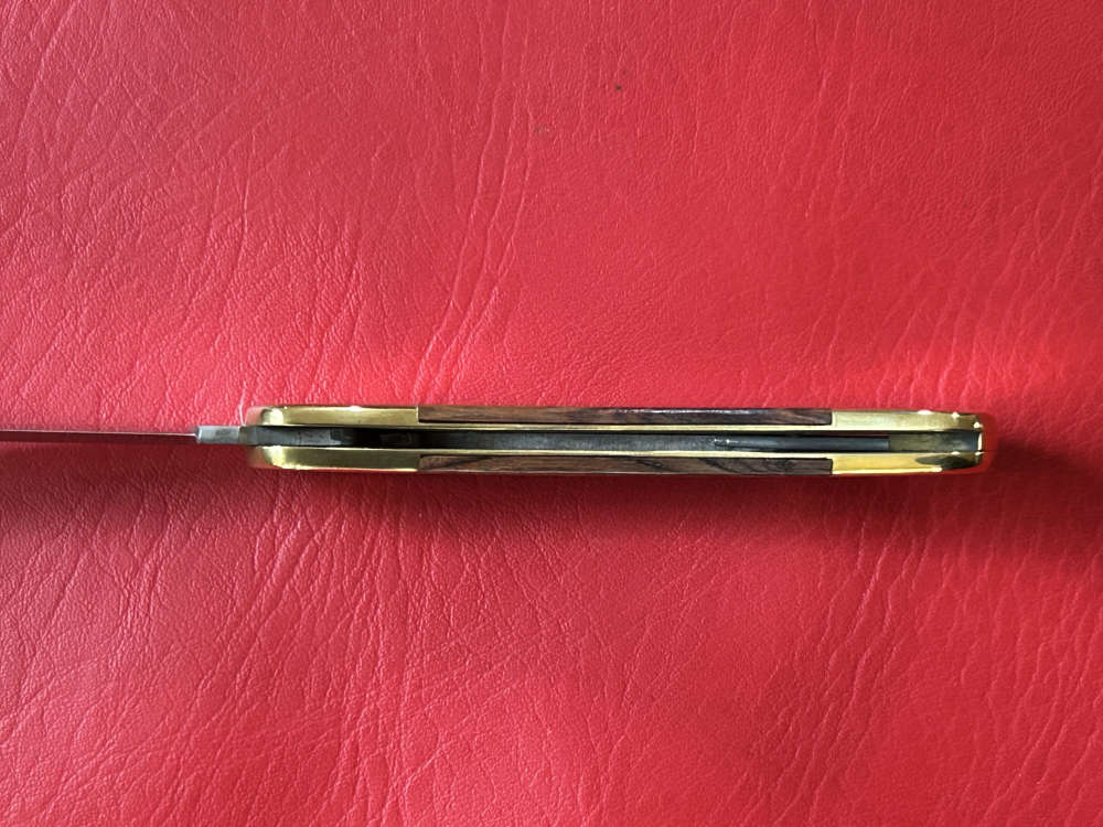 Vintage 1980’s Falcon Italy Handmade Large Lock Back Pocket Knife NOS -img-7