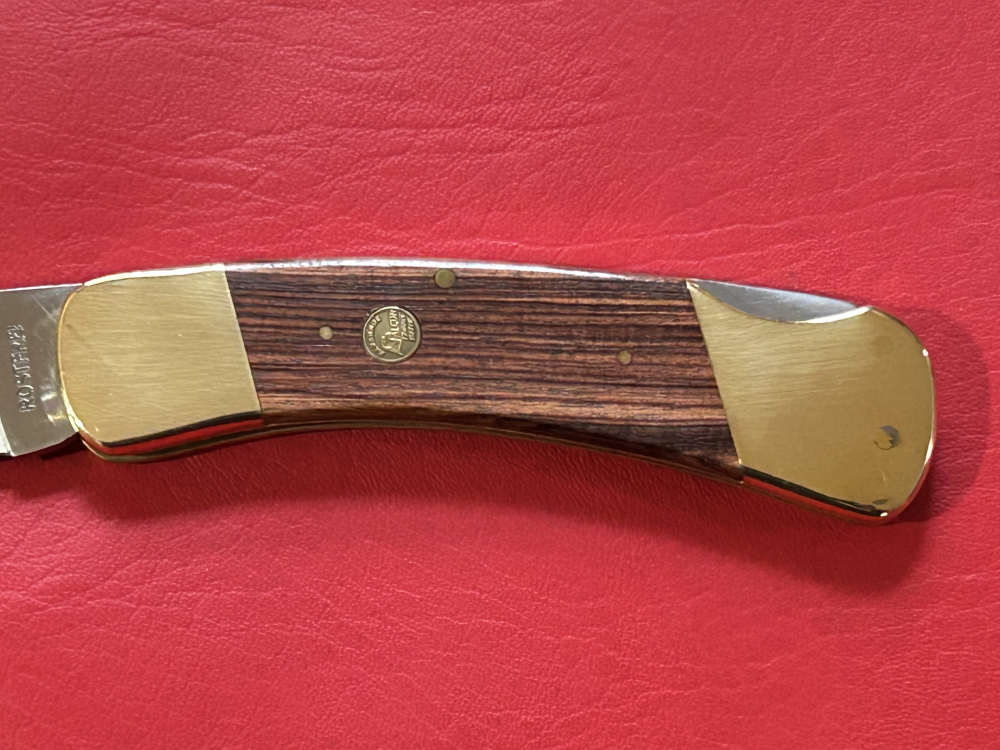 Vintage 1980’s Falcon Italy Handmade Large Lock Back Pocket Knife NOS -img-5