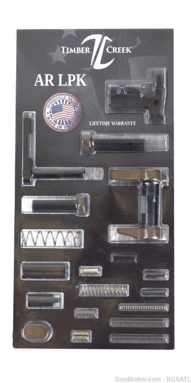 Timber Creek Outdoors AR-15 Lower Parts Kit in Burnt Bronze-img-0