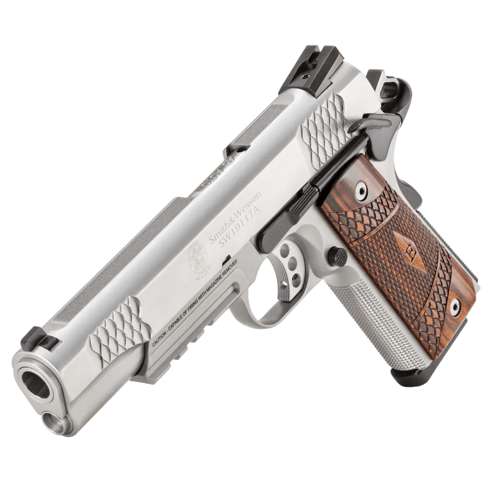 SMITH & WESSON 1911TA E-Series Pistol 45 ACP Tritium Night Sights Pic Rail -img-2