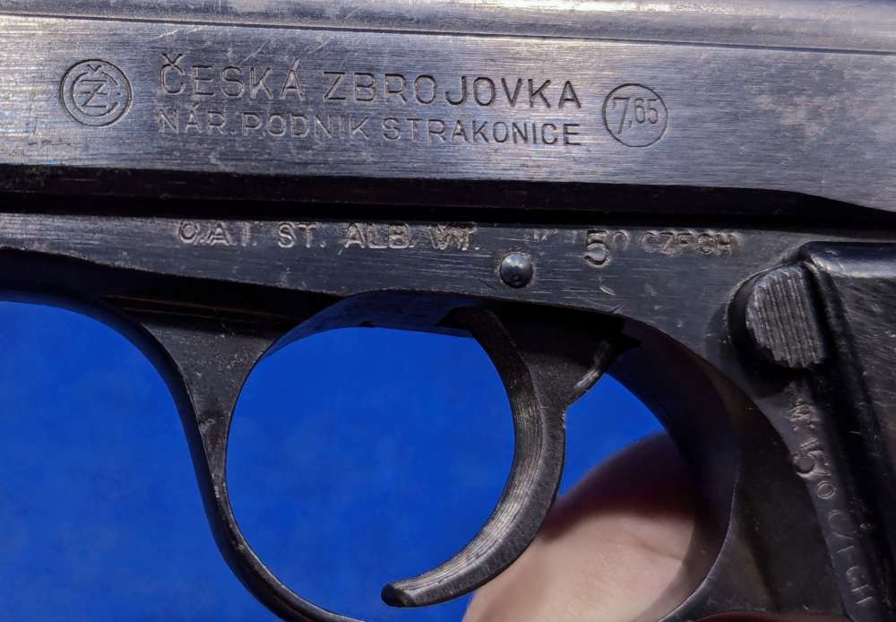 CZ 50 Vz. 50 First-Year 1950 Strakonice .32 ACP - Matching, 95%+, 2 Mags-img-28