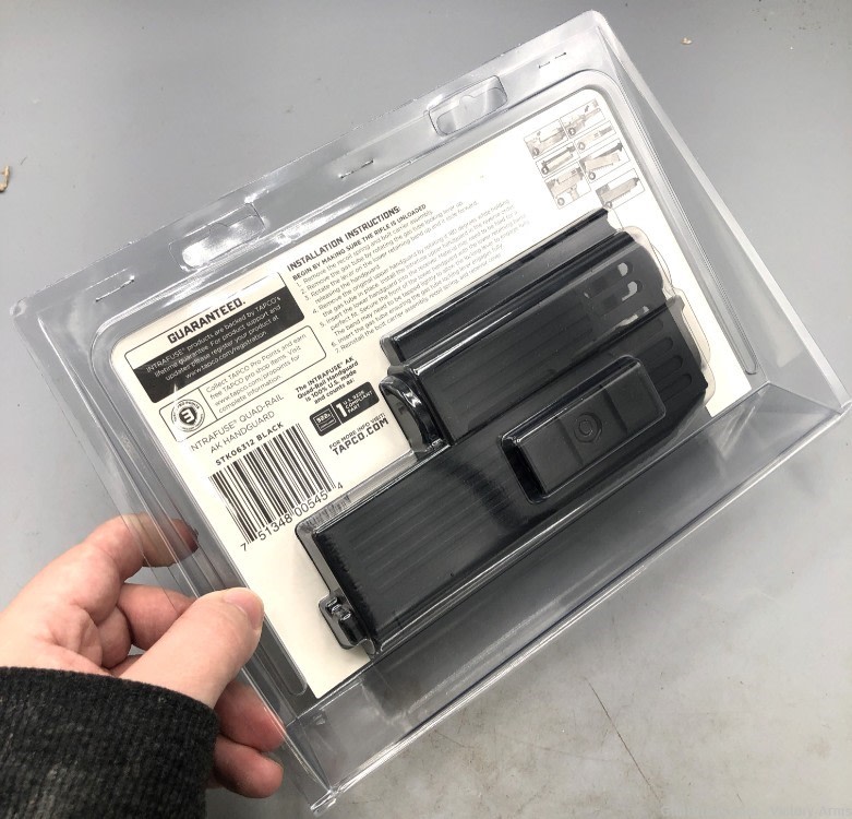 Tapco Intrafuse AK Quad Rail Hand Guard Black STK06312-img-3