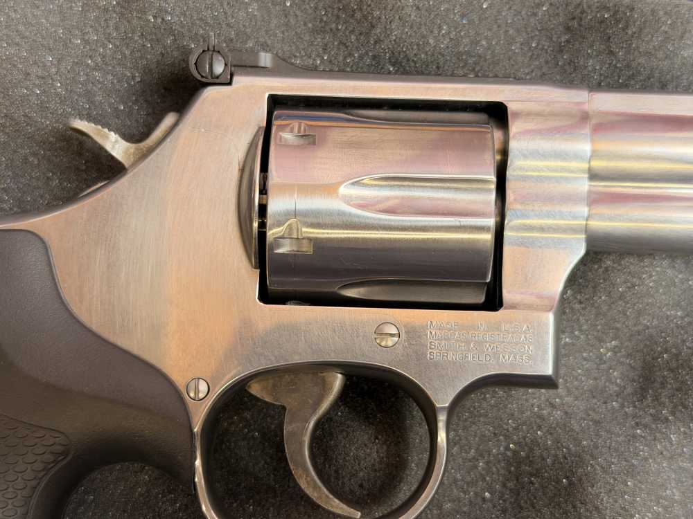 Smith & Wesson Model 686-6 .357 Magnum 6” Stainless w/ Original Case-img-3