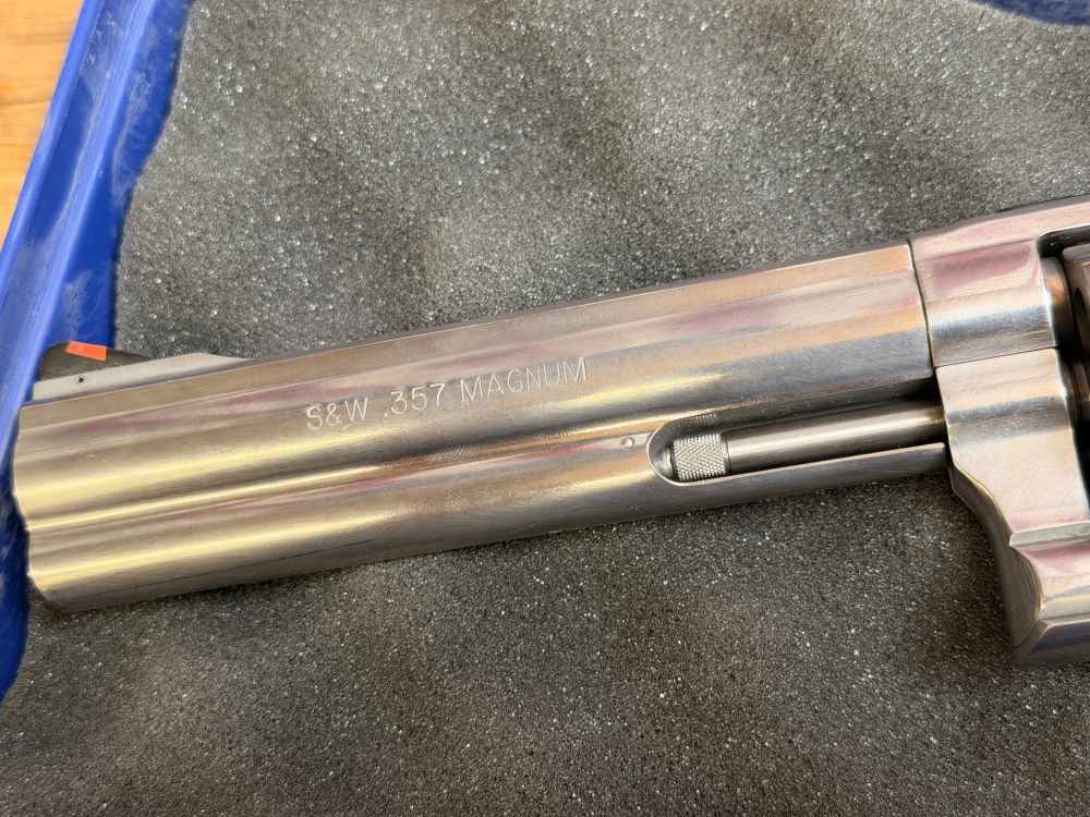 Smith & Wesson Model 686-6 .357 Magnum 6” Stainless w/ Original Case-img-7