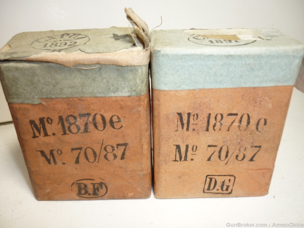 1rd - 10.4x47R - Italian Vetterli - ORIGINAL AMMO - 1891-img-2