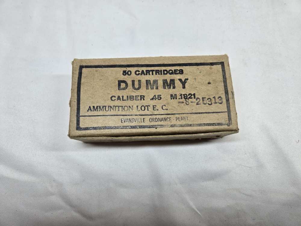 50 U.S. military .45 ACP M1921 dummy cartridges-img-0