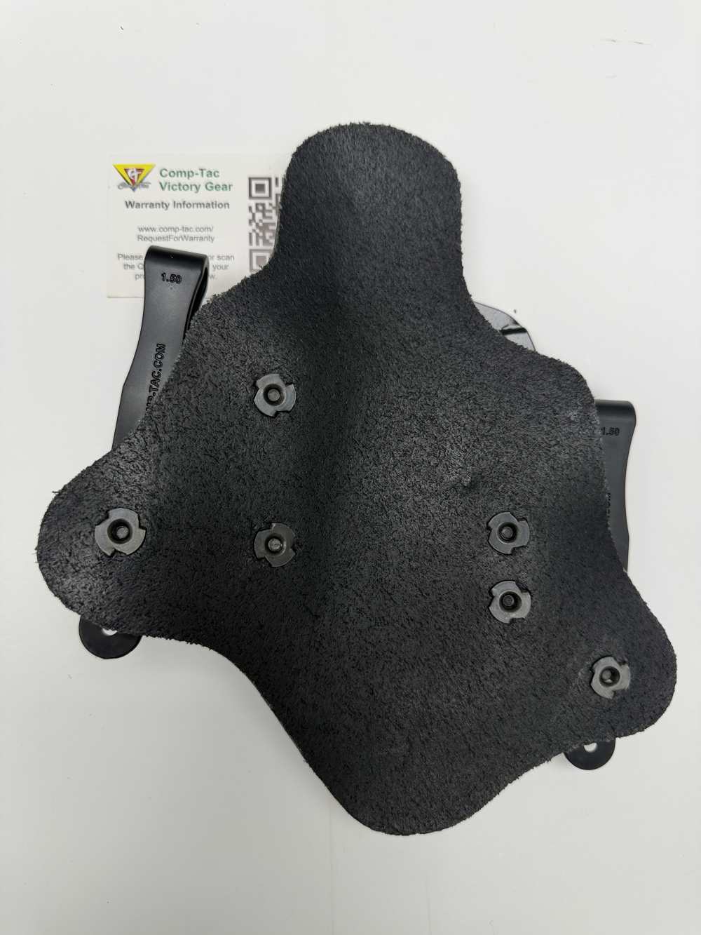 H&K VP40 HOLSTER, IWB, RIGHT HAND, LEATHER, MADE BY COMP-TAC USA-img-1