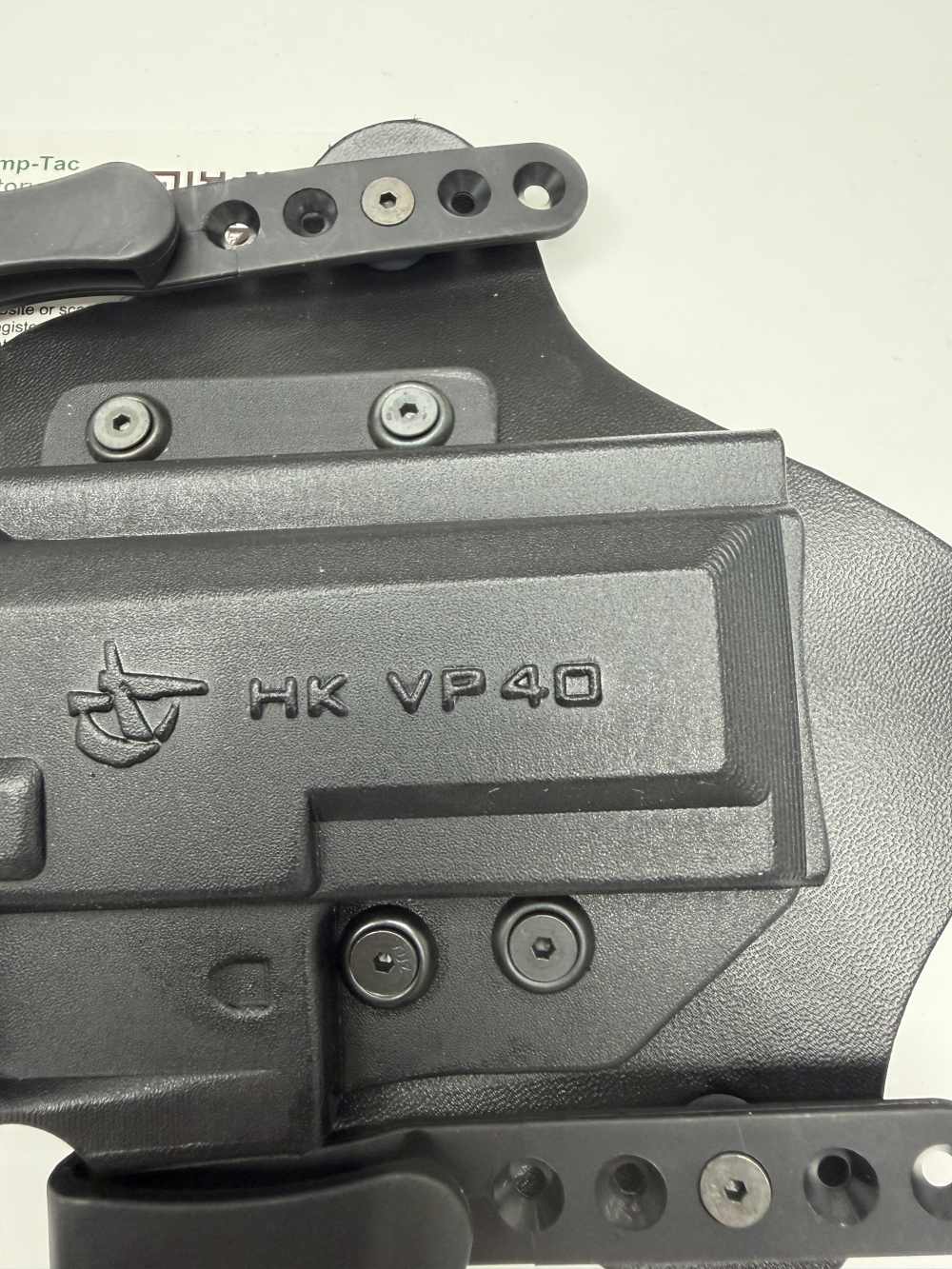 H&K VP40 HOLSTER, IWB, RIGHT HAND, LEATHER, MADE BY COMP-TAC USA-img-2