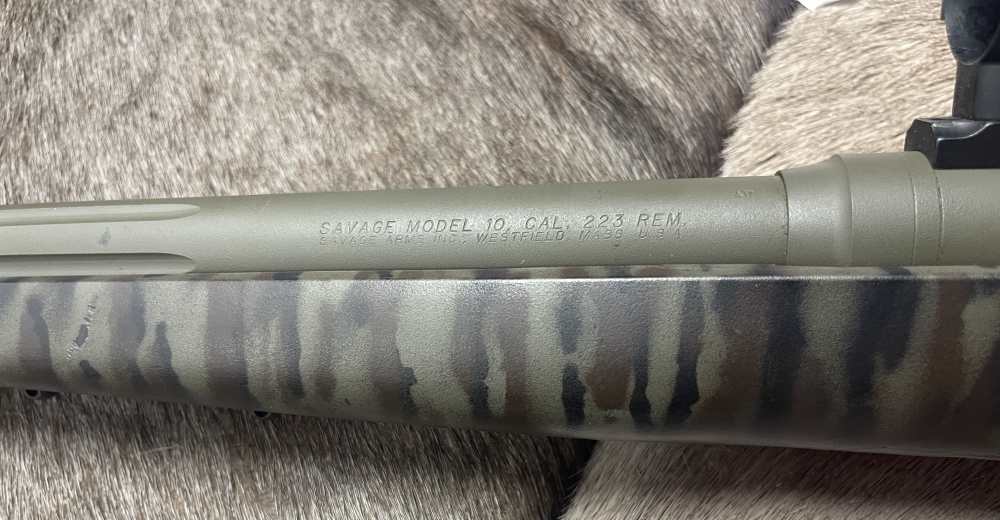 CUSTOM Savage 10 .223 Rem Fluted, Floating, Hvy Barrel, Muzzlebreak-img-4
