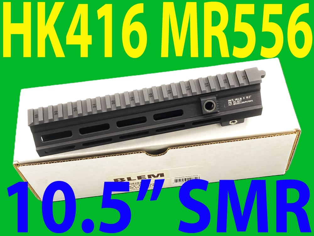 GEISSELE HK416 MR556 SMR Rail System - BLACK - 10.5" Heckler & Koch-img-0