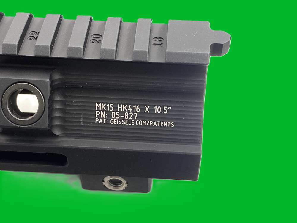 GEISSELE HK416 MR556 SMR Rail System - BLACK - 10.5" Heckler & Koch-img-1