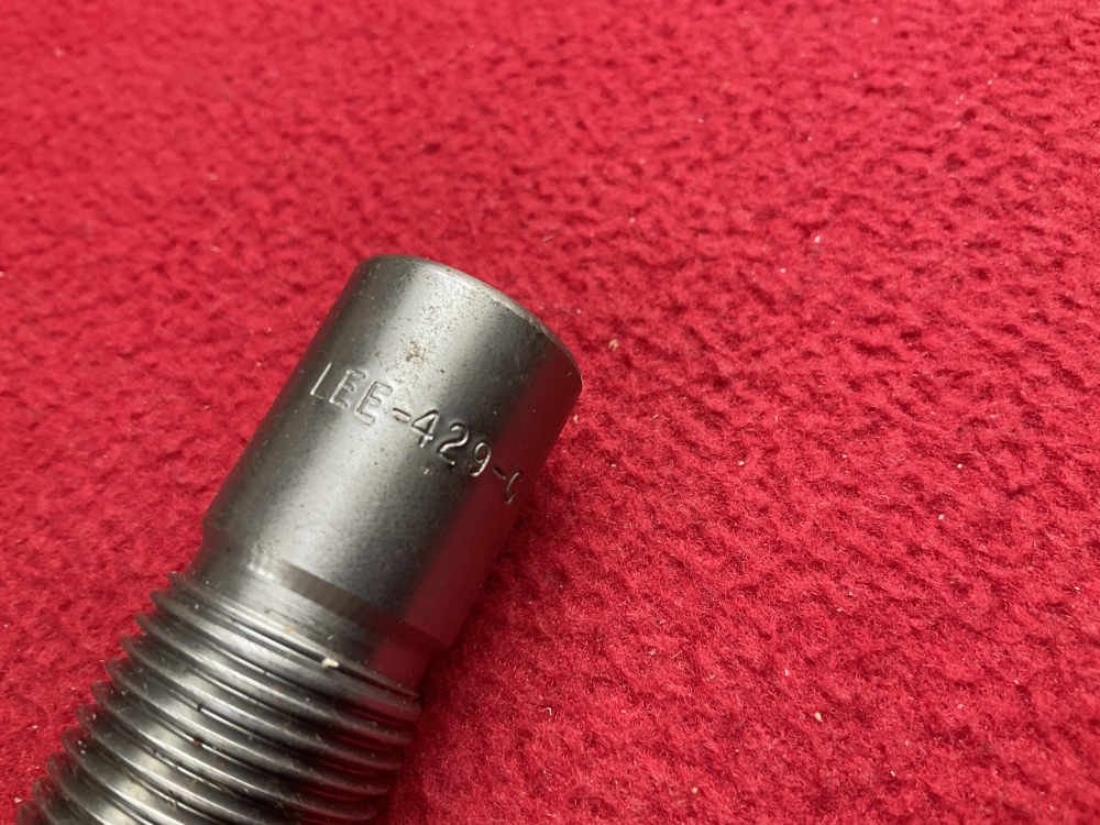 2 LEE reloading ammo dies LOT sizing die 429 & 401 plunger nice set -img-7