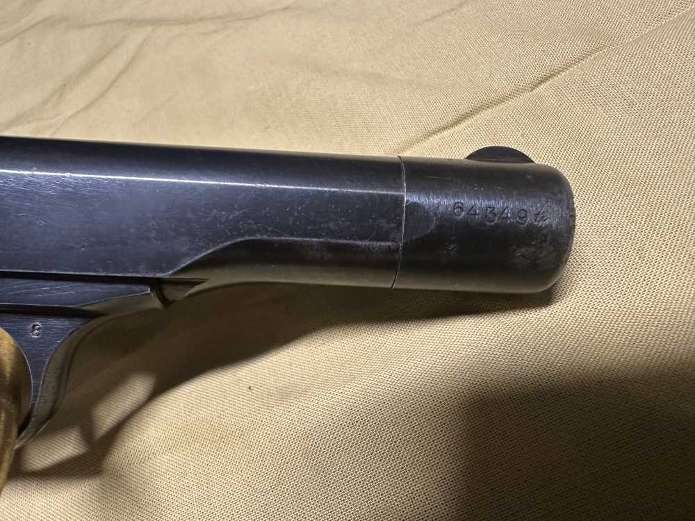 FN Model 1922 .32 ACP Pre-German Occupation Contract-img-7