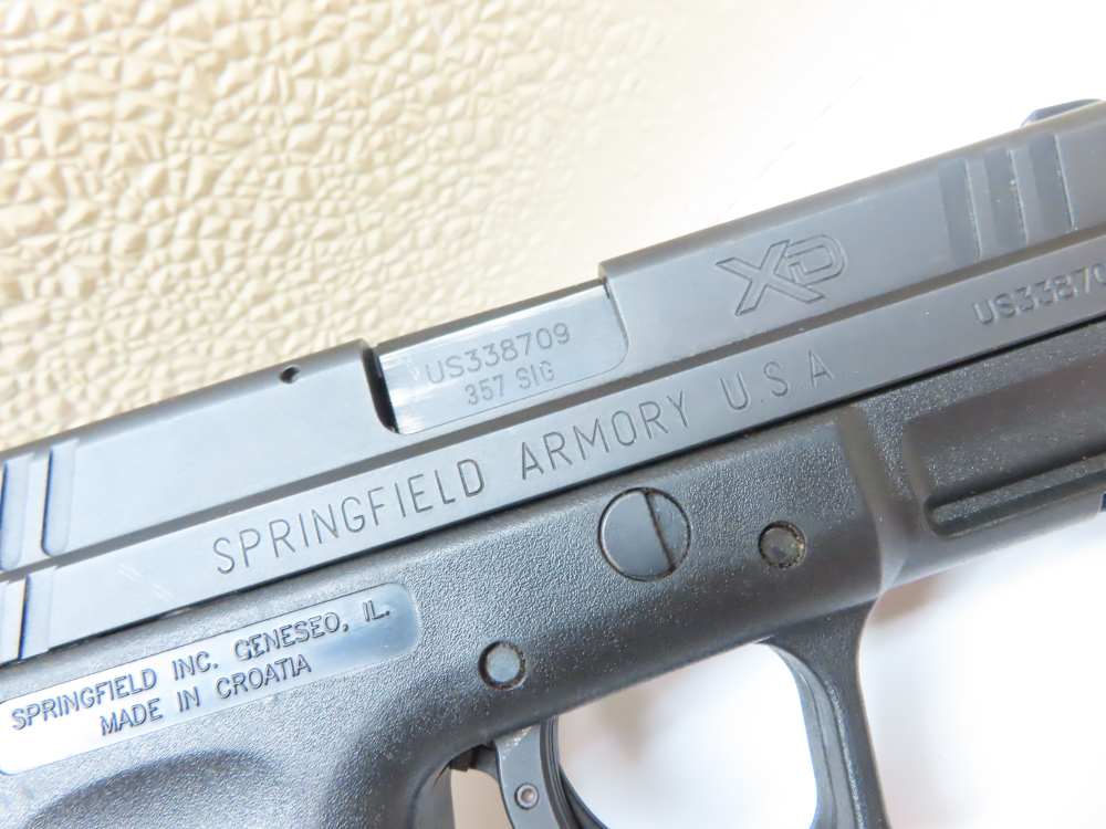 Springfield XD-357  Semi-Automatic .357 SIG Pistol 4" Barrel – Excellent -img-11