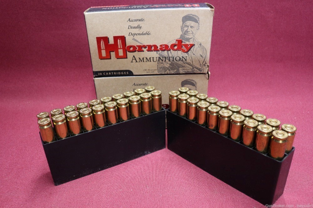 Hornady caliber 308 Winchester CUSTOM 40 rounds of 150 gr BTSP ammo-img-2