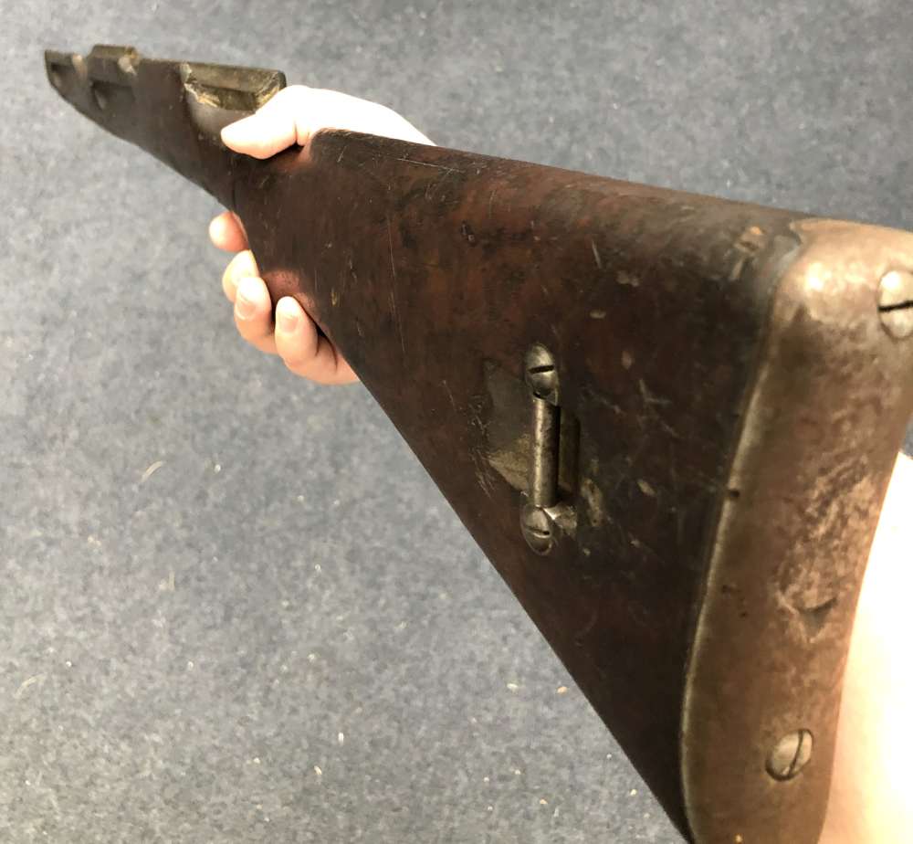 Italian Beretta 38a 9mm SMG Stock Cracked-img-7