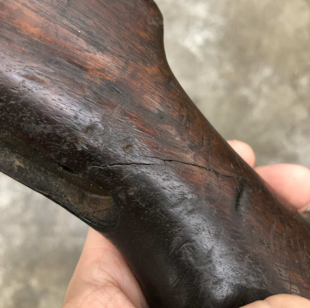 Italian Beretta 38a 9mm SMG Stock Cracked-img-12