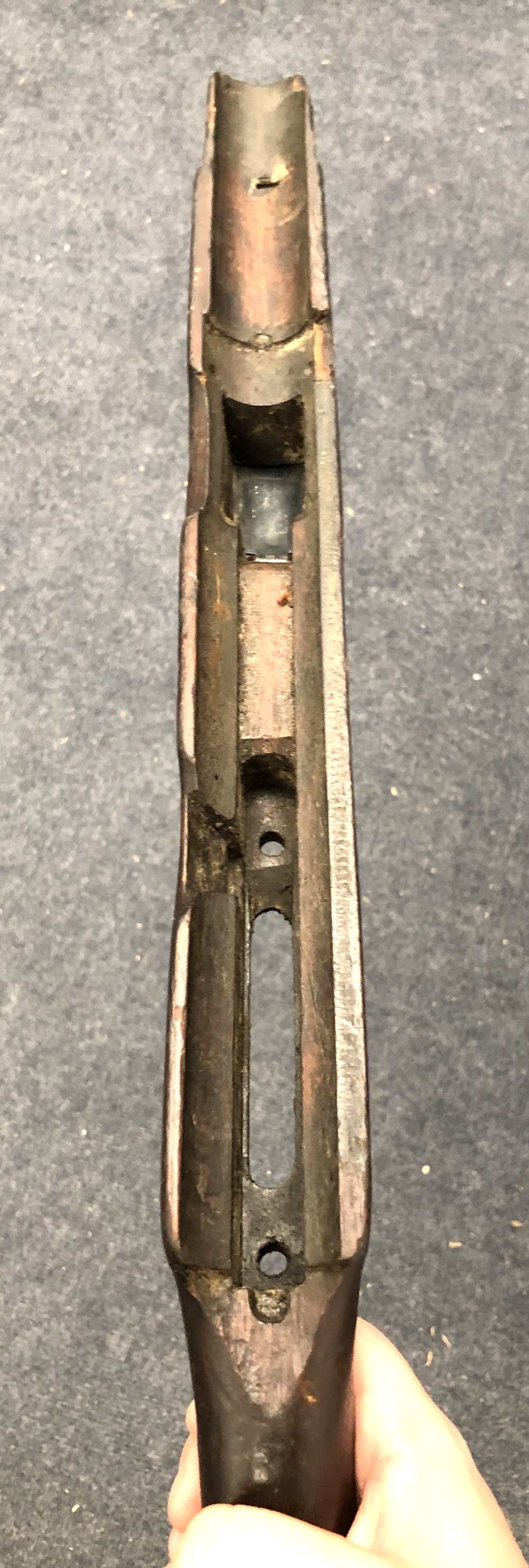 Italian Beretta 38a 9mm SMG Stock Cracked-img-4