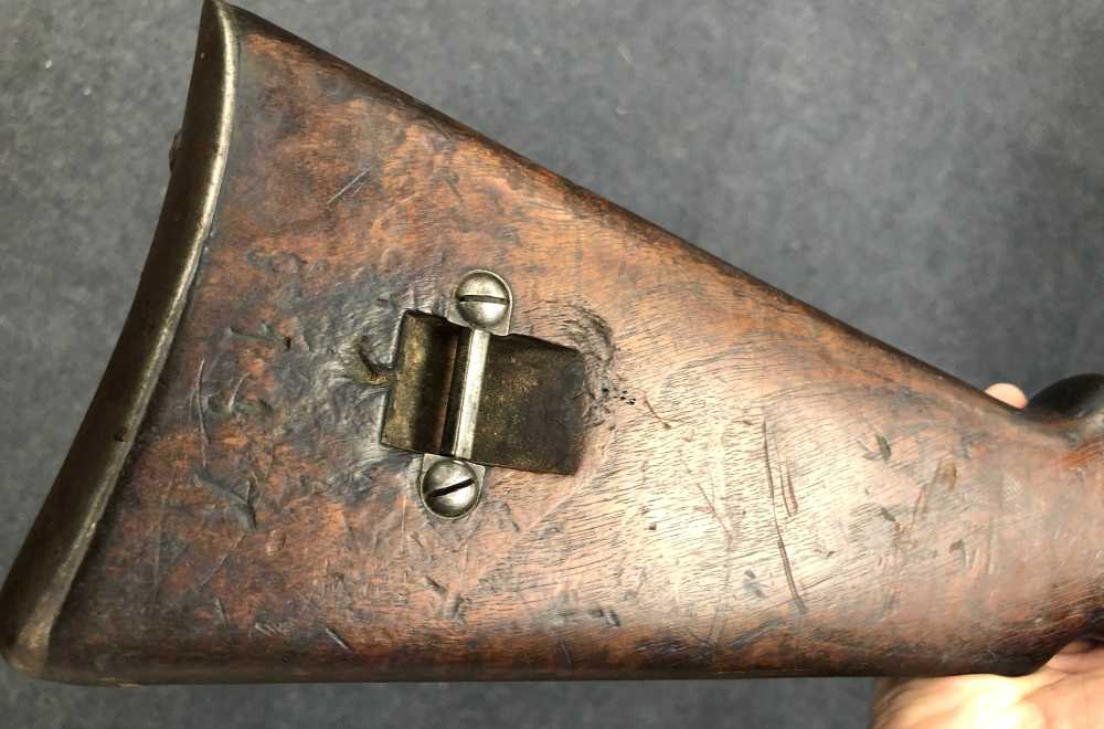 Italian Beretta 38a 9mm SMG Stock Cracked-img-5