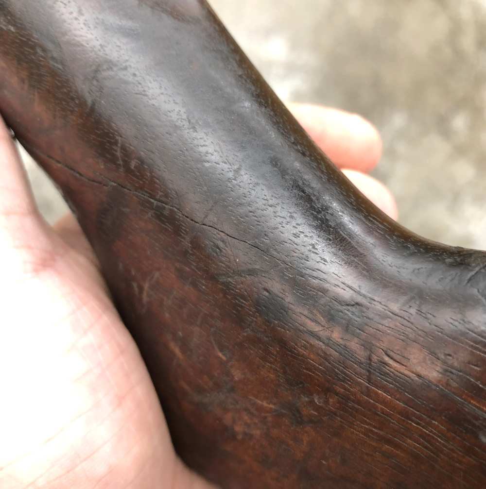 Italian Beretta 38a 9mm SMG Stock Cracked-img-13