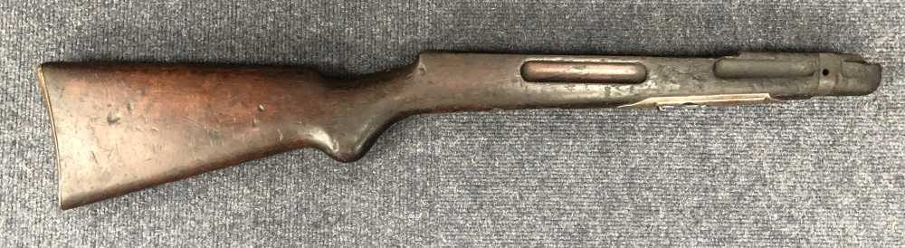 Italian Beretta 38a 9mm SMG Stock Cracked-img-1