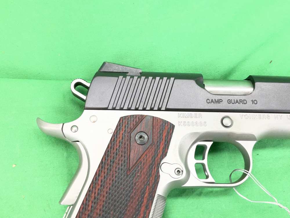 TWO TON STAINLESS KIMBER 1911 CAMP GUARD 10 10MM 5” CARRY CUT -img-7